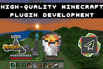 create, develop high quality minecraft plugin for paper mc, spigot, smp server