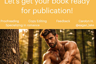 proofread or copy edit your romance manuscript