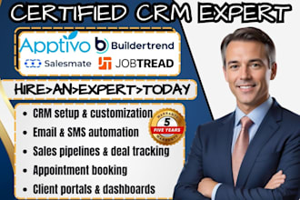 setup salesmate apptivo jobtread buildertrend workflows residential construction