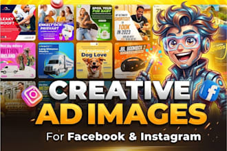 design meta ads creative facebook ad creative, ad image design for your brand