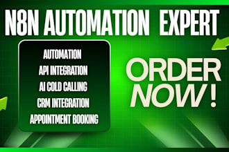 develop n8n automation, n8n workflow, ai automation, or n8n ai agent