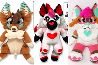 create handmade soft custom plush toy stuffed animals crochet kawaii plushie