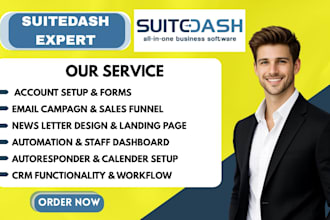 setup suitedash client portal suitedash crm automation