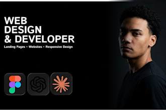 create an amazing website or landing page