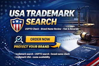 do USA trademark search uspto check and brand name clearance review