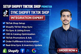setup shopify tiktok shop promotion sync shopify tiktok shop integration expert