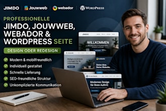 design responding jimdo website redesign jimdo webiste design jimdo website