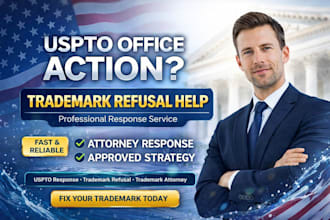 respond uspto office action trademark refusal attorney response USA