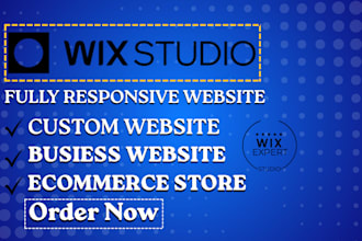 design wix studio website, wix studio redesign, create wix studio website design