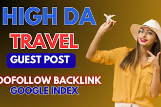 do travel guest post on high da travel blog