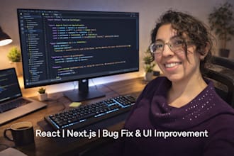fix frontend bugs in react and nextjs websites