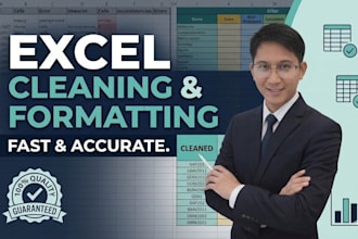 clean, organize, and format your excel spreadsheet