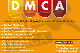 provide professional copyright removal assistance