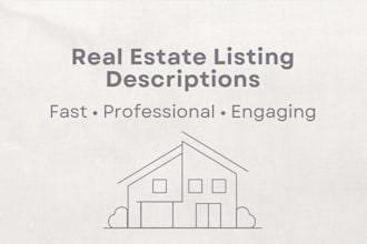 write compelling real estate listing descriptions