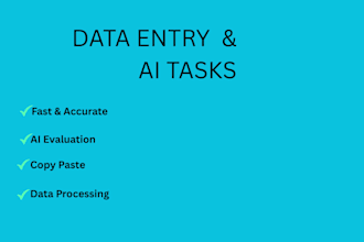 do accurate data entry and ai content evaluation tasks