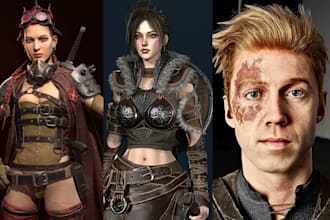 realistic character 3d game character 3d metahuman character for unreal engine