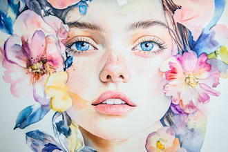 draw a watercolor illustration