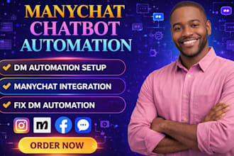 build ai manychat chatbot, instagram dm automation, lead generation funnel