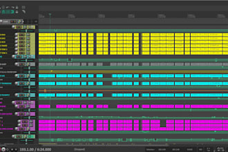 mix and master your studio or live recorded stems