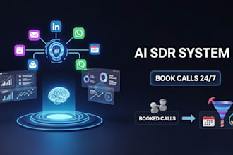 build ai sdr system, lead generation, qualification, booking, whatsapp sms email