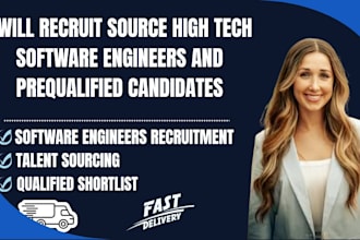 recruit source high tech software engineers and prequalified candidates
