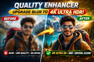 fix blurry photos, upscale and enhance resolution of photos