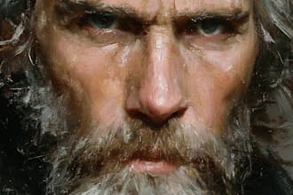 paint a realistic or fantasy portrait