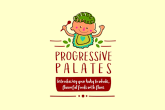 design mascot organic baby food company logo