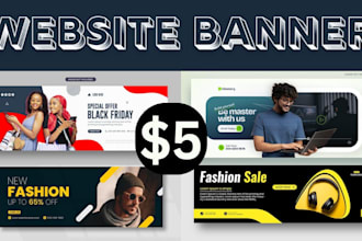 design eye catching shopify store banners and sliders