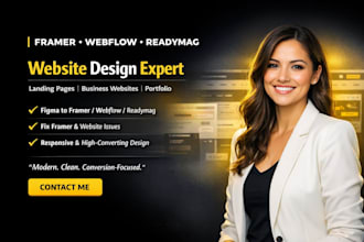 fix webflow websites add framer animations and integrate readymag storytelling