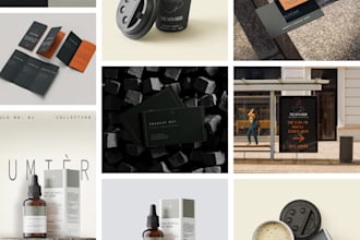 design modern brand identity, logo and complete branding kit