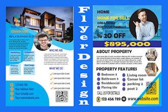 design a professional flyer, promotional flyer