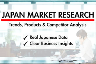 do japan market research and competitor analysis