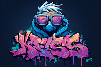 make cool graffiti characters and illustrations