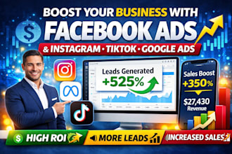 be your facebook ads manager meta ads instagram tiktok and google ads expert