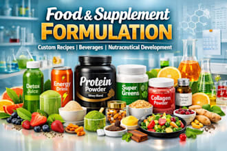 food formulation supplement recipe development food recipe