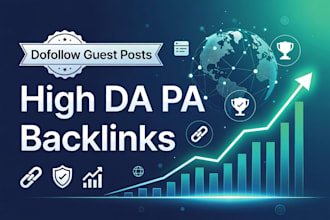 boost SEO with high da pa dofollow guest post backlinks