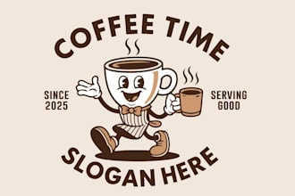 design coffee shop, restaurant logo and branding for you