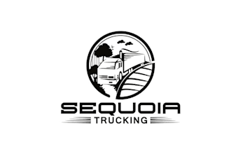 create a retro hat top quality logo for a trucking company