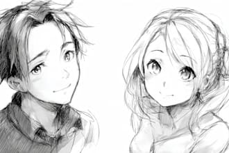 sketch you anime sketch art