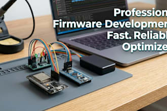 professional firmware for esp32, stm32 and pic