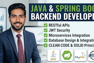be your java and spring boot backend developer