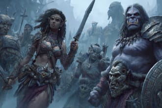 draw fantasy illustrations, concept art, and card game art