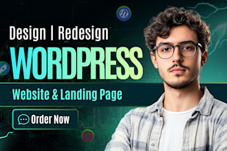 do wordpress website design with elementor and acf redesign wordpress website