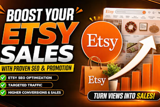 boost etsy sales, etsy promotion, etsy marketing, ecommerce marketing
