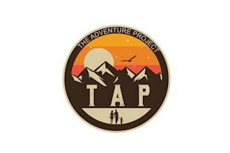 design sustainability outdoor travel blog logo
