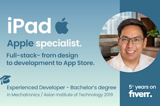 create high quality ipad and iphone apps