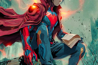 design comic book layouts and panel art