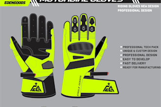 professional gloves for sports, motorbike and fashion brands