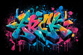 design awesome graffiti text, tags, t shirts, and logo